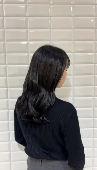 ロング HONOKA/矯正/ ボブ/艶感カラーのヘアスタイル