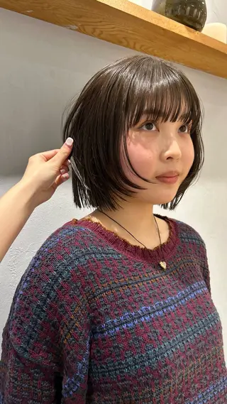 ショート カラー じゅわっと暖色カラー 🍊Moemiのヘアスタイル