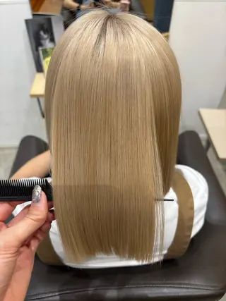 ミディアム Miloc那覇店 Aino【髪質改善】のヘアスタイル