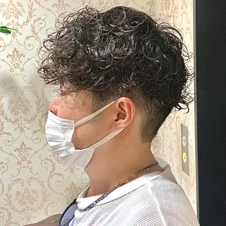 ショート パーマ メンズ メンズパーマ&メンズ 縮毛矯正/平野/渋谷のヘアスタイル