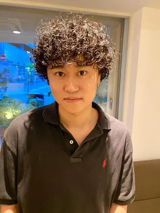 パーマ メンズ BELLA阿部野 TOMOMIのヘアスタイル