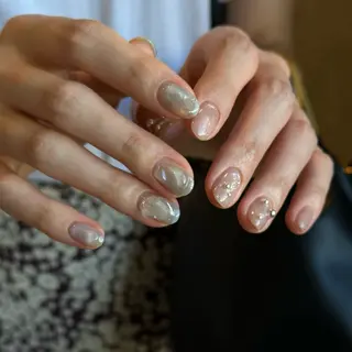 ショート カラー パーマ ヘアアレンジ メンズ キッズ ネイル マツエク・マツパ アイブロウ ar. harajukuのネイルデザイン