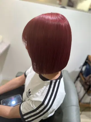 ミディアム カラー LEAPS adore都島店所属・みゆう 都島/透明感のヘアスタイル