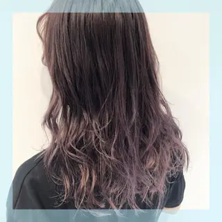 セミロング カラー ヘアアレンジ マツエク・マツパ 🫧柔色/トレンド カラー/川辺晴加のヘアスタイル