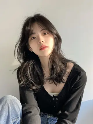 セミロング 🫧赤み消し/トーン アップカラー/りゅうのヘアスタイル