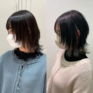 ショート カラー 🐺ウルフ/レイヤー カット/高嶋湧大のヘアスタイル
