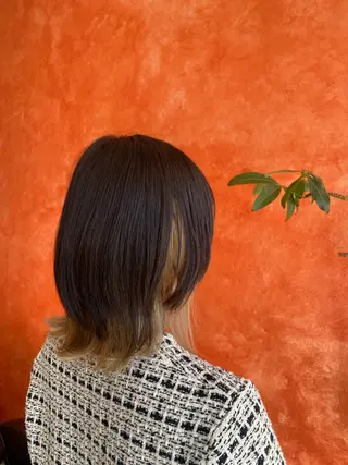 ミディアム 中島 梨々香のヘアスタイル