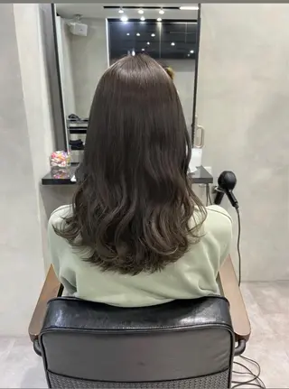 セミロング 当日予約OKカット モデル濱川響太のヘアスタイル