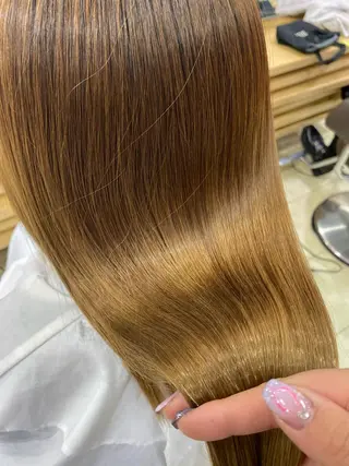 ロング カラー ヘアアレンジ TSUNA 🌙 Lim 五反田のマツエク・マツパデザイン