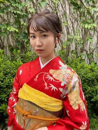 ヘアアレンジ ミニモ限定メニュー 公開中ラシェンテのヘアスタイル