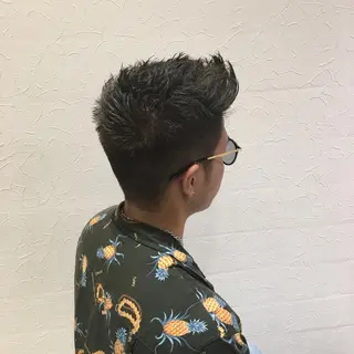 ショート カラー メンズ 【モニター募集】 三宅航平のヘアスタイル