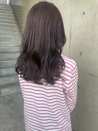 ロング カラー 日高 香織のヘアスタイル