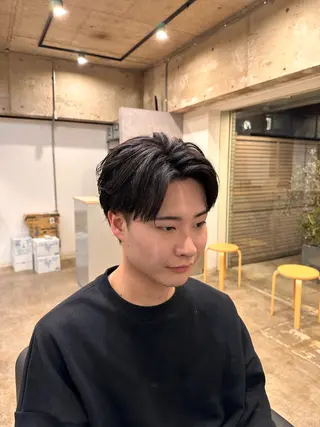 ミディアム メンズ 【メンズ専用サロン】 💈小林遥希💈のヘアスタイル