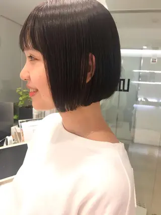 ショート カラー 髪質改善カラー/ボブ 🌻Mutsumiのヘアスタイル