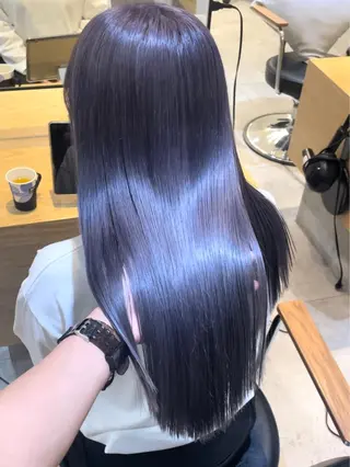 ロング カラー 韓国🇰🇷透明感 ERIのヘアスタイル