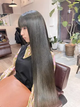 ロング 髪質改善で 憧れの潤艶美髪にのヘアスタイル
