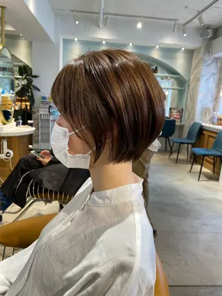 ショート 髪質改善レイヤー/ ボブたんの翔太のヘアスタイル