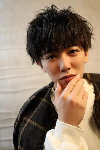 ショート メンズ 山上 佳汰/髪質改善/艶髪のヘアスタイル