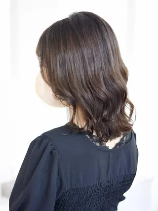 ミディアム カラー 【Atem 大町店】 永森　優里花のヘアスタイル