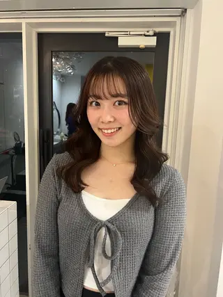 セミロング toko / ブリーチなしカラーのヘアスタイル