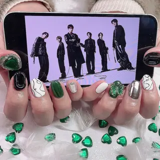 ネイル 3Dアートネイル💗 都築レナのネイルデザイン
