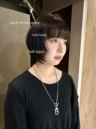 ショート カラー 透明感カラー・レイヤ ー🎀amika🎀のヘアスタイル