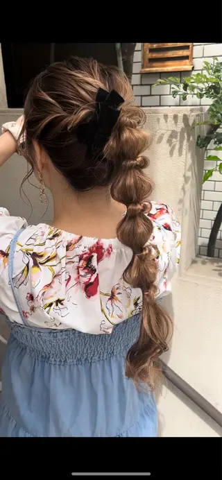 ロング ヘアアレンジ SHANTi 飯塚 ヘアセット/髪質改善のヘアスタイル