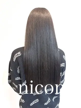 ロング 髪質改善 髪質改善カラーのヘアスタイル