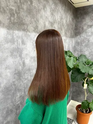 ロング カラー 🩵さき🤍 可愛いを叶える美容師のヘアスタイル