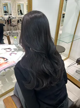ロング カラー 透明感カラー 古山 結季🌙🖤のヘアスタイル