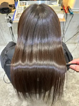ミディアム Lond表参道店所属・うる艶縮毛カラー✨ たいよう☀️のヘアスタイル
