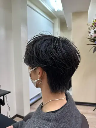 ショート メンズ Ryo 難波 メンズサロンのヘアスタイル