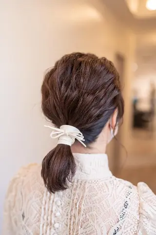 ヘアアレンジ ミディアム Lazo/ 原弥和子のヘアスタイル