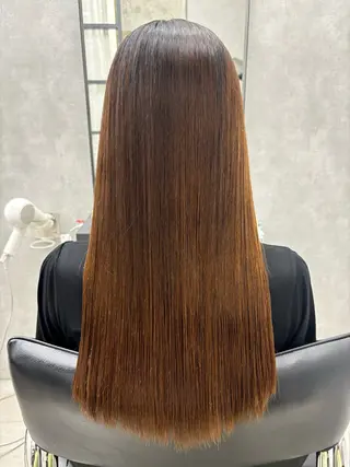 ロング カラー すぐ巻ける縮毛矯正 🍀勝倉　麗のヘアスタイル
