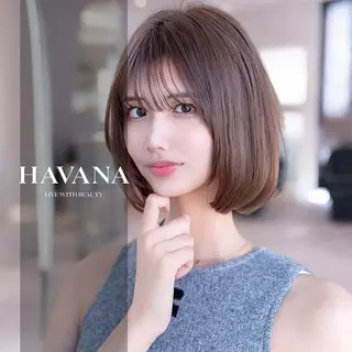 ショート カラー ill HAVANA 【レイヤー/韓国】のヘアスタイル