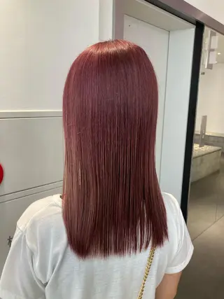 セミロング MiRI💜地毛級 エクステ✖似合わせ技のヘアスタイル