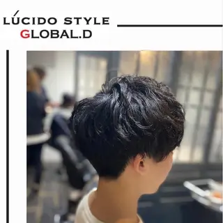 ショート カラー パーマ ヘアアレンジ メンズ キッズ ✂︎ショート、ボブ、 レイヤー🩵YUMIのヘアスタイル