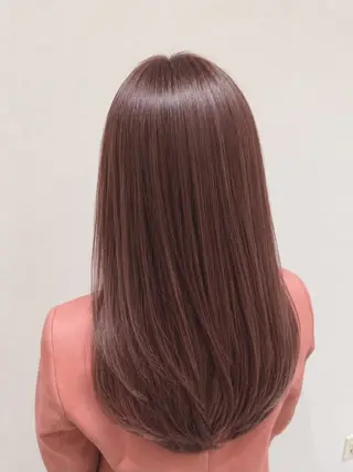 ロング カラー 能登谷 きよのヘアスタイル