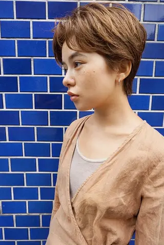 ショート カラー コジマ ダイスケのヘアスタイル