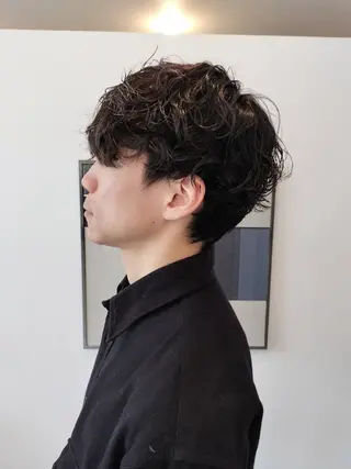 パーマ ショート メンズ よしだ。カットモデル 募集中🌸のヘアスタイル