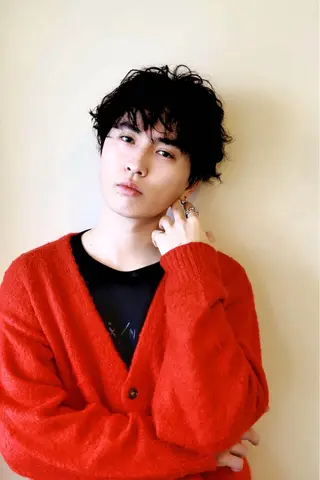 ミディアム パーマ メンズ Ang　山口 莉沙のヘアスタイル