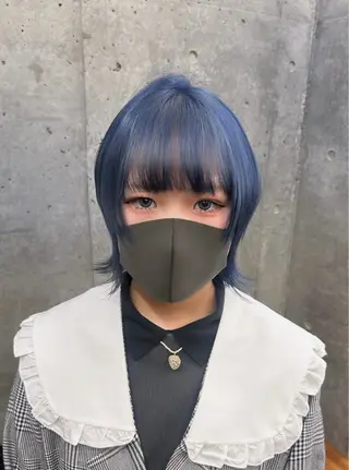 ショート 💙ハイトーン／韓国 style あかねのヘアスタイル