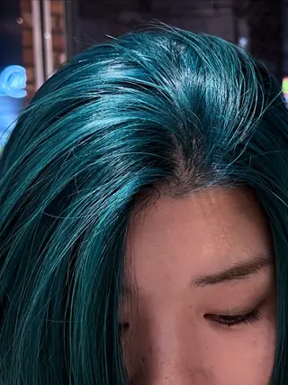 ショート カラー Vicky オリーブ メンズカジュアルのヘアスタイル