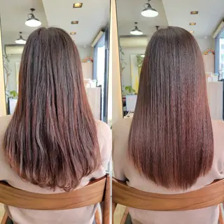 セミロング 野村 果音(カノン)のヘアスタイル