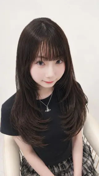 ロング LANAdesign bleach 🪐のヘアスタイル