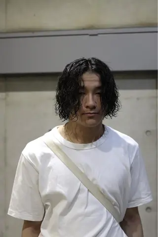 ミディアム パーマ メンズ 🌀パーマ特化 美容師🌀/しゅんのヘアスタイル