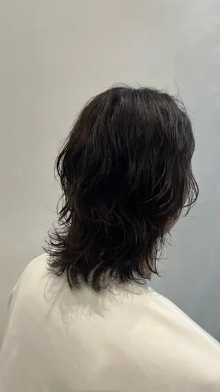 ロング パーマ メンズ 吉祥寺 unica by belle所属・utsumi uran 吉祥寺のヘアスタイル