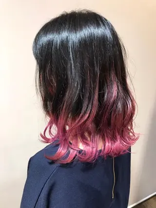 ミディアム カラー TAKA 【髪質改善】のヘアスタイル