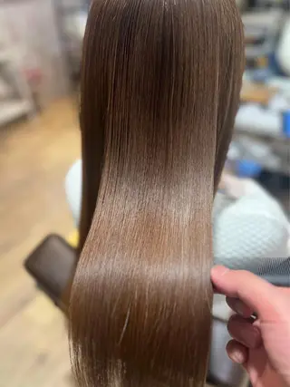 ロング 藤田 美穂のヘアスタイル