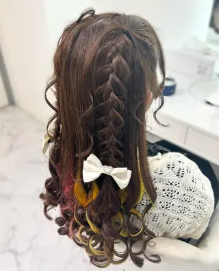 ロング ヘアアレンジ ヘアセット専門店 Rのヘアスタイル
